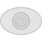 Ekena Millwork Standard Dalton Bullseye Rosette With Rounded Edge, 6"W x 4"H x 3/4"P ROSP060X040X075DAL04 - alternate 3